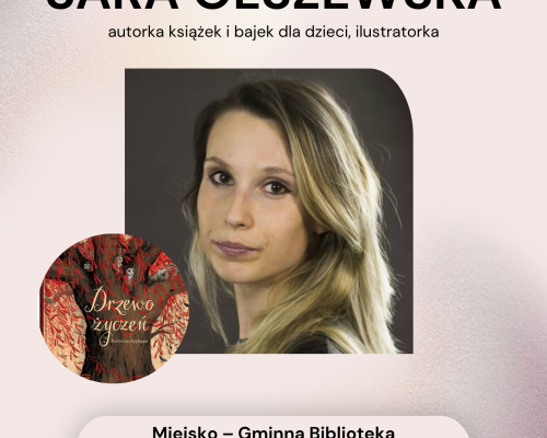Spotkanie z Sarą Olszewską w Bobolicach